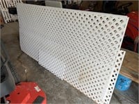 7 sheets of lattice varying in size