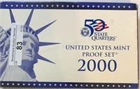 2000 Mint Proof Set Quarters Only