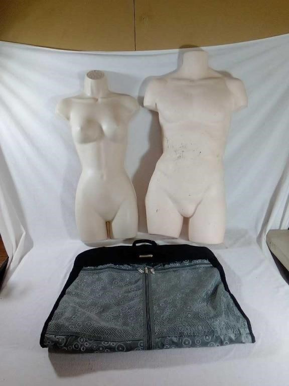 Male&Female plastic mannequin/dress forms.