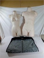 Male&Female plastic mannequin/dress forms.