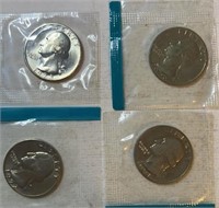 (4) Washington  Quarters Out of Mint Set UNC