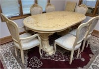 Italian Carved Formal Dining Table Beautiful