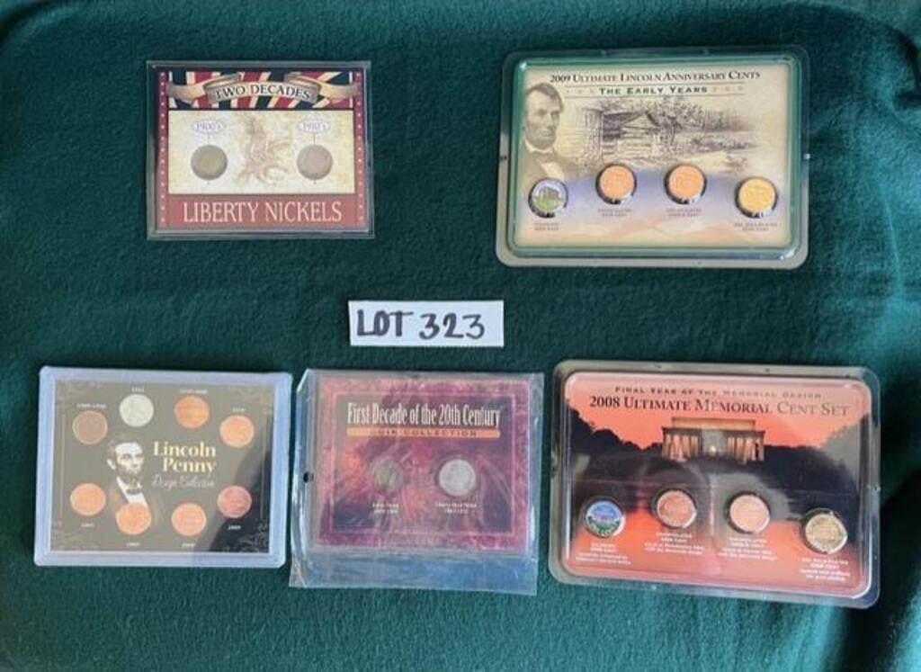 Two decades of Liberty nickels, Lincoln penny
