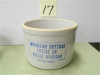 Michigan Cottage Cheese Co. 5 LB. Butter Crock