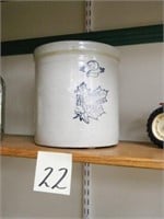 Western Stoneware 2 Gal. Double Stamp Crock