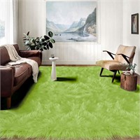 Latepis 9x12 Olive Green Rug for Living Room