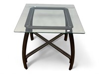 2Nice modern glass top outdoor patio Tables