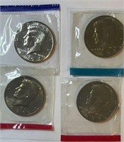 (4) Kennedy Half Dollars out of Mint Sets