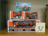 (4) Allis-Chalmer Toy Tractors - 7580, 8070,