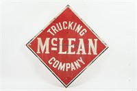 MCLEAN TRUCKING COMPANY S/S ALUMINUM SIGN