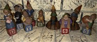 9 Tom Clark gnome figurines