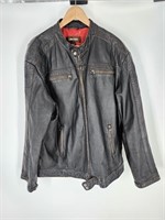 GUC Danier Men's Lightly Used Leather Jacket (2XL)