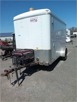 2016 Falcon XC 10' S/A Enclosed Trailer