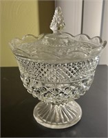 Large crystal candy bowl