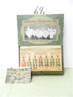 1933 Geneseo Produce Co. Calendar