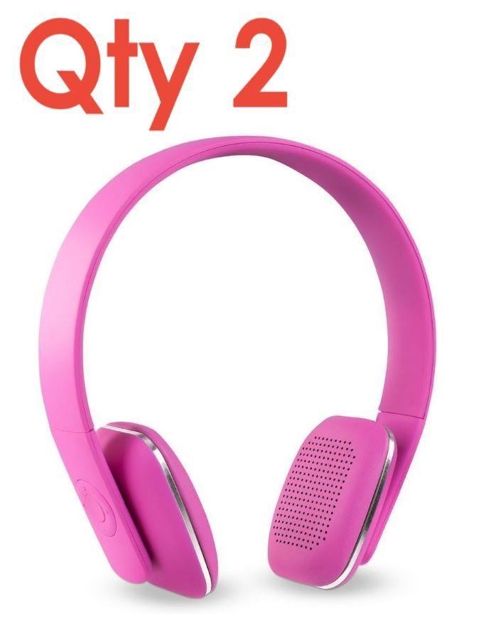 Qty 2-Innovative Technology Wireless Headphones
