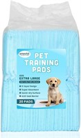 EMECHE 20-Count Puppy Pads 23.6x35.4 Potty Pads