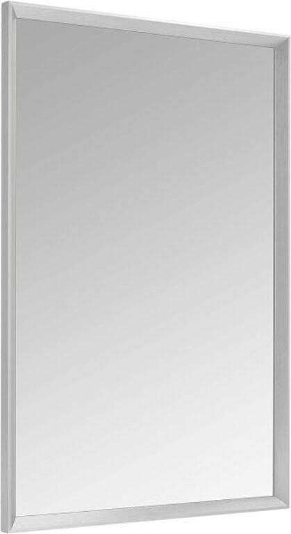 $99-Basics Rectangular Wall Mirror 24" x 36" - Pea