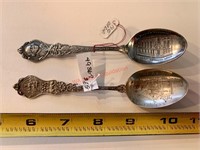 2 Sterling Silver Spoons (closet)