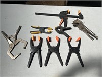 8 hand clamps