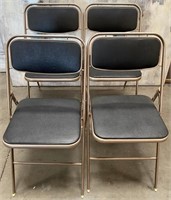 11 - LOT OF 4 FOLDING CHAIRS