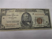 501-1929 $50 BILL