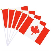 NEW 24pc hand held Canada Flags 6x8inch