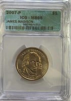 2007P James Madison Dollar ICG MS65