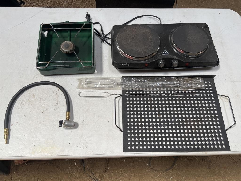 Propane stove, electric stove, grill, & roaster