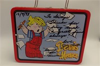 Autographed Dennis the Menace Lunch box