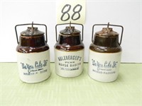 (3) Weir Horseradish Jars - (2) As You Like It &