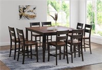 Abbyson Home Bar Height Table & 8 Bar Stools