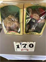 Cabbage dolls w/ boxes