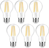 NEW $64 6PK Dimmable E26 LED Filament Light Bulbs