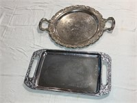 Vintage Silverplate Serving Trays