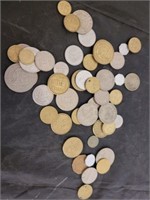 BANK AND FOREIGN COINS