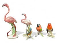 Goebel Pink Flamingos, Birds