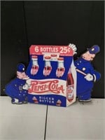 Double Sided Cardboard Pepsi Pete Pepsi Cola Adver