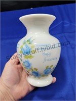 Hand Painted Fenton Vase