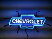 Neon Chevrolet Bowtie Sign