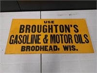Broughton's Gasoline and Motor Oil Broadhead Wisco