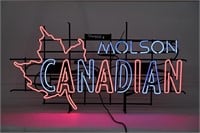 MOLSON CANADIAN TWO COLOUR NEON SIGN