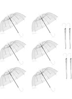 $115 (46") 9-Pack Clear Bubble Umbrella
