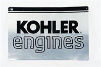 KOHLER ENGINES EMBOSSED S/S ALUMINUM SIGN