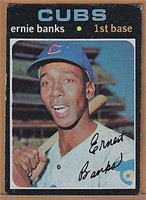 1971 Topps #525 Ernie Banks Chicago Cubs