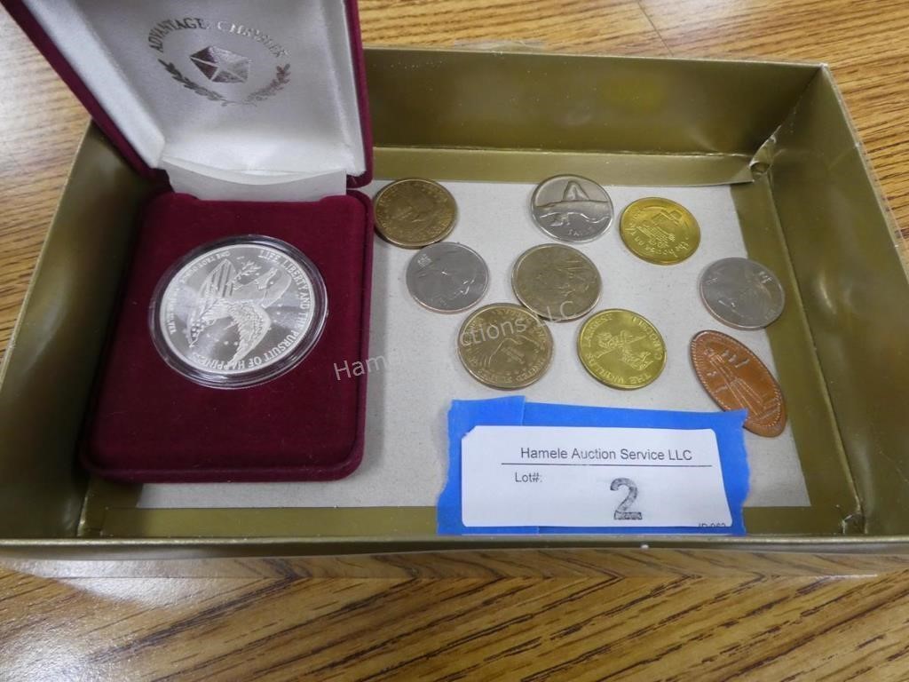 USA Bill of Rights .999 silver token - 1 troy ounc
