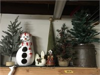 Christmas Tree and Decor Lot