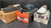 Ladies New Condition Shoes 3 pr size 10 Sandles,