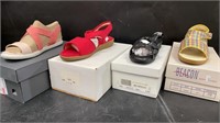 4 pr Ladies Sandals New Condition size 9-1/2