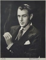 GEORGE HURRELL SIGNED PHOTOGRAPH OF GARY COOPER
